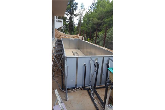 Consruction STEAM sauna construction sauna prefabricated pools