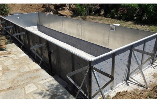 Consruction STEAM sauna construction sauna prefabricated pools 