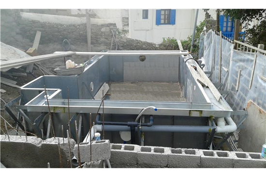 Consruction STEAM sauna construction sauna prefabricated pools