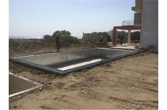 Consruction STEAM sauna construction sauna prefabricated pools 