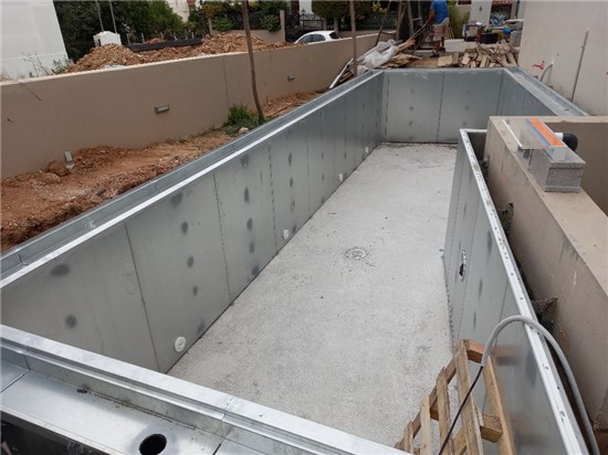 Consruction STEAM sauna construction sauna prefabricated pools