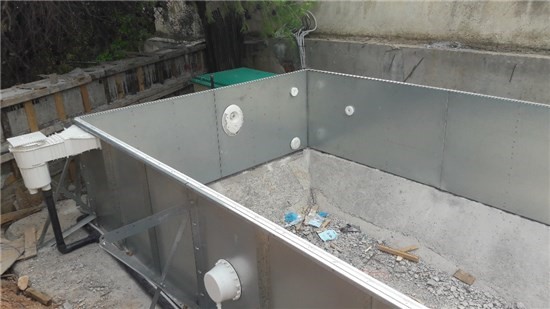 Consruction STEAM sauna construction sauna prefabricated pools