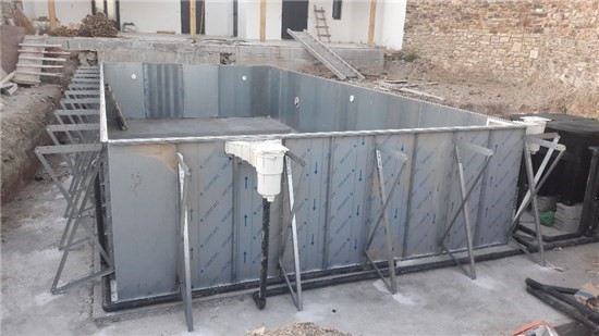 Consruction STEAM sauna construction sauna prefabricated pools