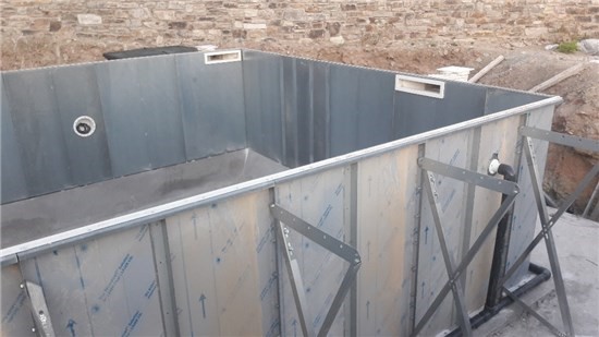 Consruction STEAM sauna construction sauna prefabricated pools