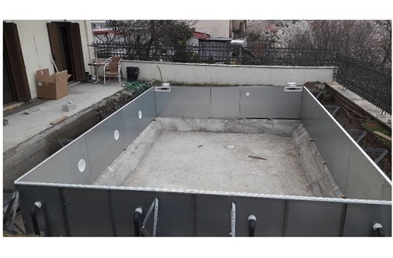 Consruction STEAM sauna construction sauna prefabricated pools 