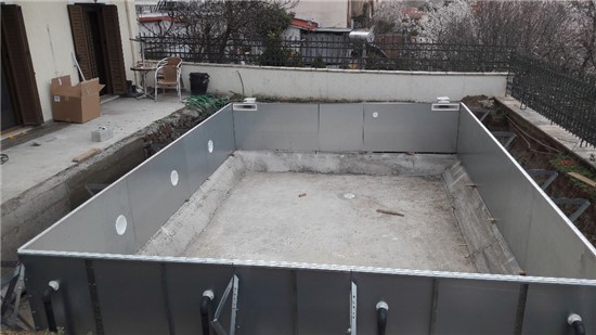 Consruction STEAM sauna construction sauna prefabricated pools