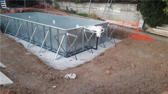 Consruction STEAM sauna construction sauna prefabricated pools