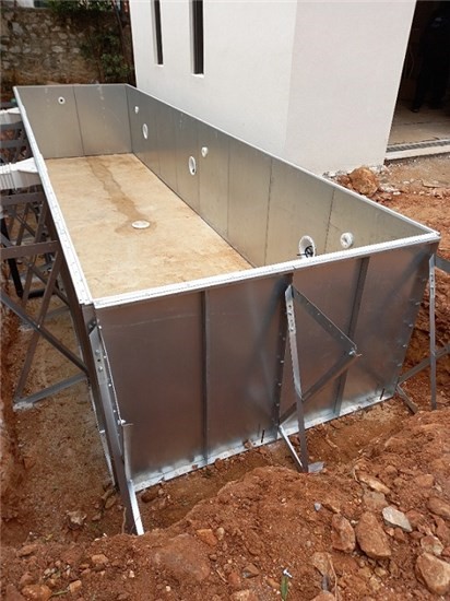 Consruction STEAM sauna construction sauna prefabricated pools