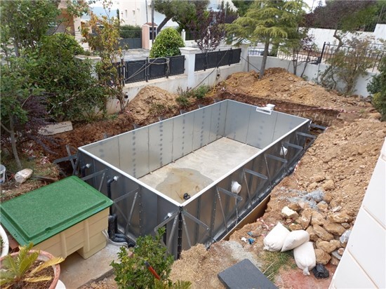 Consruction STEAM sauna construction sauna prefabricated pools