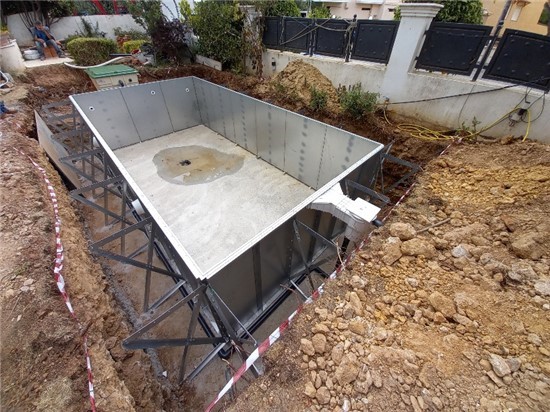 Consruction STEAM sauna construction sauna prefabricated pools