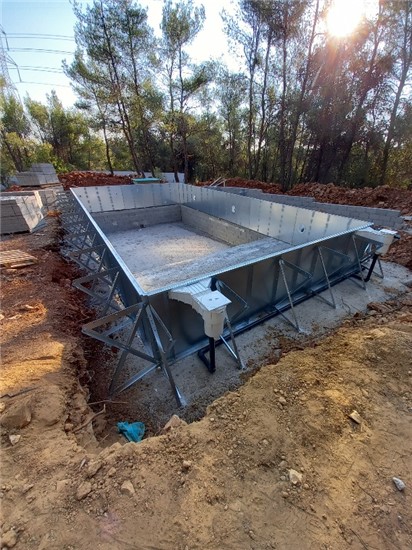 Consruction STEAM sauna construction sauna prefabricated pools