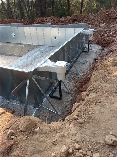 Consruction STEAM sauna construction sauna prefabricated pools