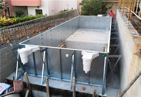 Consruction STEAM sauna construction sauna prefabricated pools