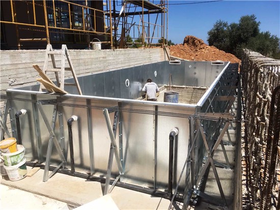 Consruction STEAM sauna construction sauna prefabricated pools