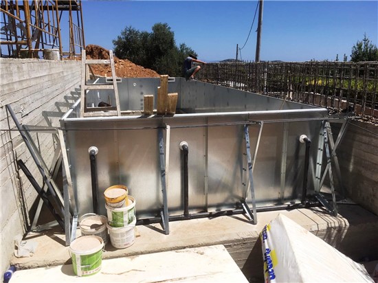 Consruction STEAM sauna construction sauna prefabricated pools