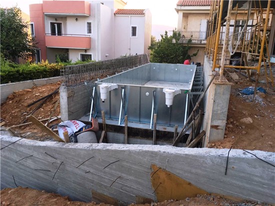 Consruction STEAM sauna construction sauna prefabricated pools