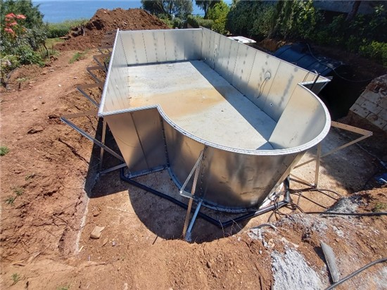 Consruction STEAM sauna construction sauna prefabricated pools