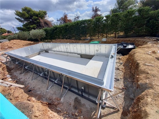 Consruction STEAM sauna construction sauna prefabricated pools