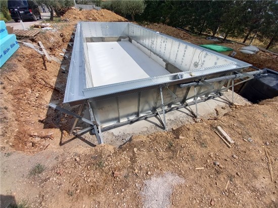 Consruction STEAM sauna construction sauna prefabricated pools