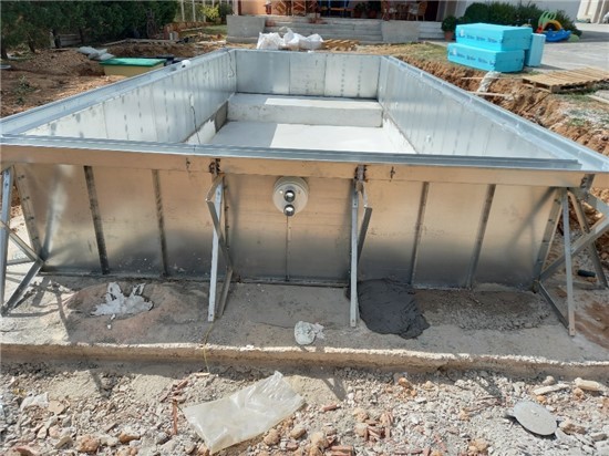 Consruction STEAM sauna construction sauna prefabricated pools