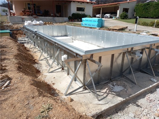 Consruction STEAM sauna construction sauna prefabricated pools