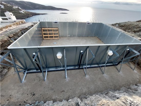 Consruction STEAM sauna construction sauna prefabricated pools