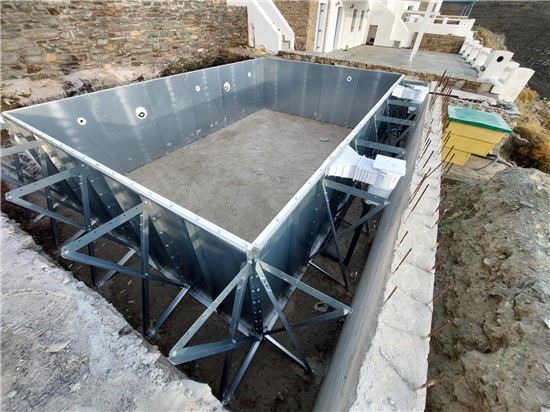 Consruction STEAM sauna construction sauna prefabricated pools