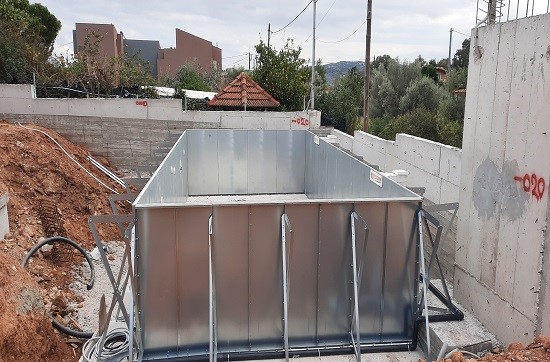 Consruction STEAM sauna construction sauna prefabricated pools 