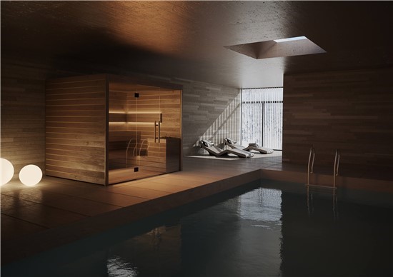 Consruction STEAM sauna construction sauna prefabricated pools