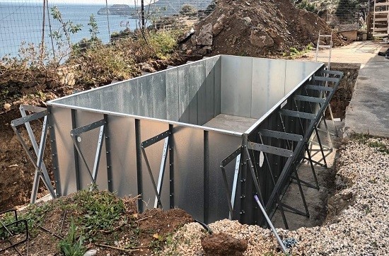 Consruction STEAM sauna construction sauna prefabricated pools 