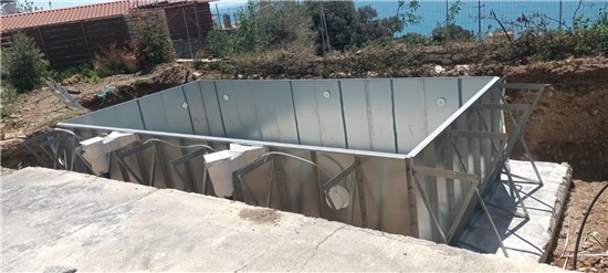 Consruction STEAM sauna construction sauna prefabricated pools