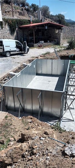 Consruction STEAM sauna construction sauna prefabricated pools