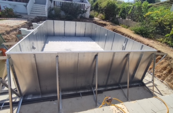 Consruction STEAM sauna construction sauna prefabricated pools