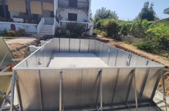 Consruction STEAM sauna construction sauna prefabricated pools