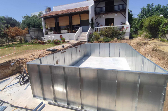 Consruction STEAM sauna construction sauna prefabricated pools