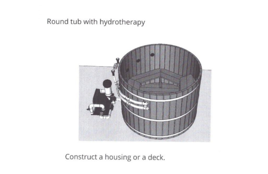 Consruction STEAM sauna construction sauna prefabricated pools