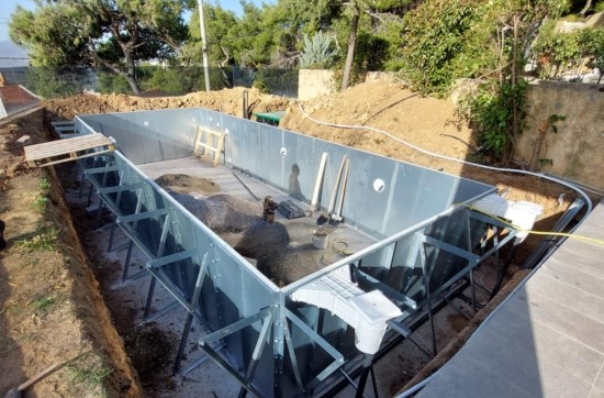 Consruction STEAM sauna construction sauna prefabricated pools 