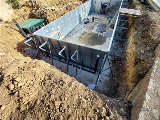 Consruction STEAM sauna construction sauna prefabricated pools