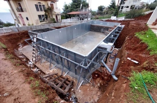 Consruction STEAM sauna construction sauna prefabricated pools 