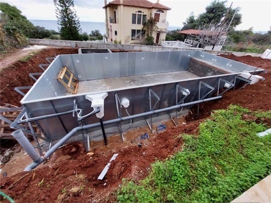 Consruction STEAM sauna construction sauna prefabricated pools