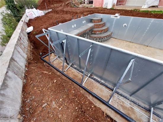 Consruction STEAM sauna construction sauna prefabricated pools