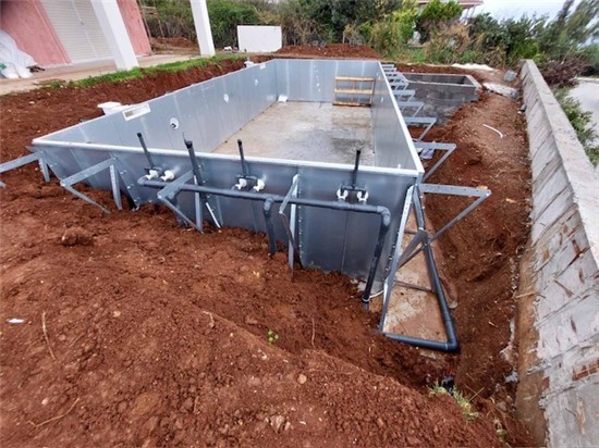 Consruction STEAM sauna construction sauna prefabricated pools