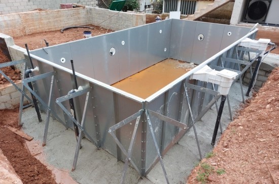 Consruction STEAM sauna construction sauna prefabricated pools 