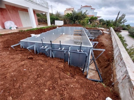 Consruction STEAM sauna construction sauna prefabricated pools