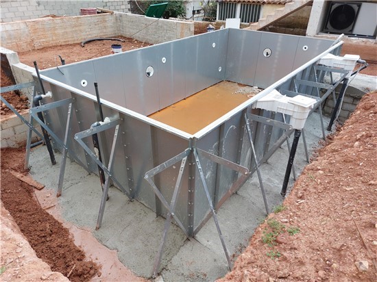 Consruction STEAM sauna construction sauna prefabricated pools