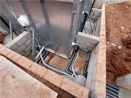 Consruction STEAM sauna construction sauna prefabricated pools