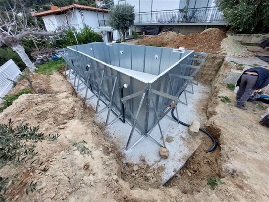 Consruction STEAM sauna construction sauna prefabricated pools