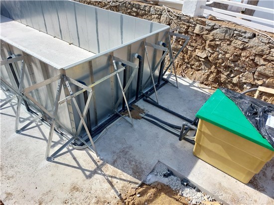 Consruction STEAM sauna construction sauna prefabricated pools