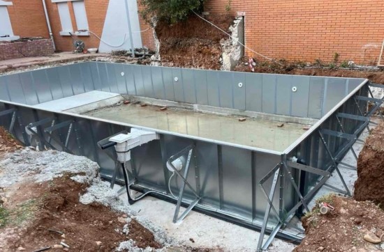 Consruction STEAM sauna construction sauna prefabricated pools 