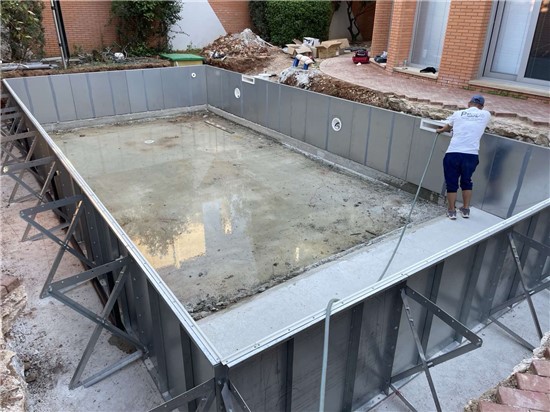 Consruction STEAM sauna construction sauna prefabricated pools